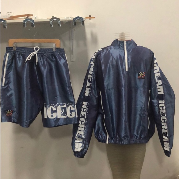 NWT BILLIONAIRE BOYS CLUB ICE CREAM short & jacket - Picture 2 of 9